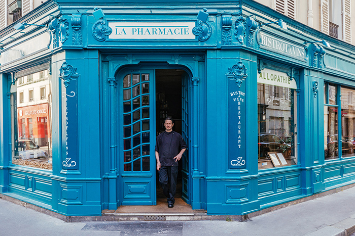 Chef Christophe Duparay en La Pharmacie Storefront