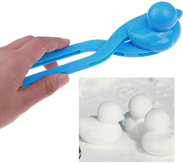 fabricante de bolas de nieve en forma de pato con empuñadura