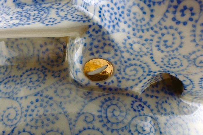vasos de cerámica surrealistas ojos de pulpo