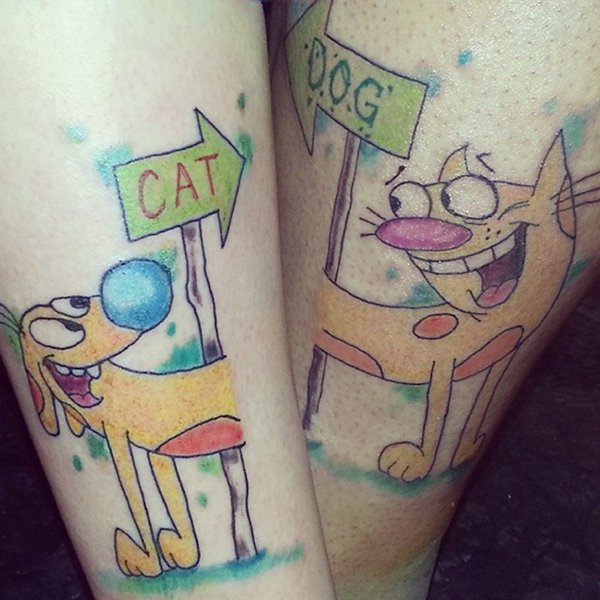 hermana-tatuaje-ideas-gato-perro