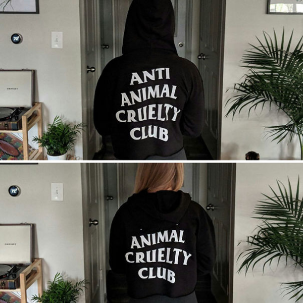que la moda del club divertido falla la crueldad animal