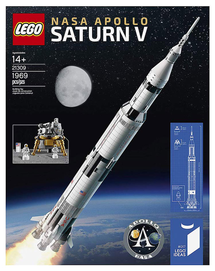 Caja de ajuste Apollo Apollo Saturno V LEGO